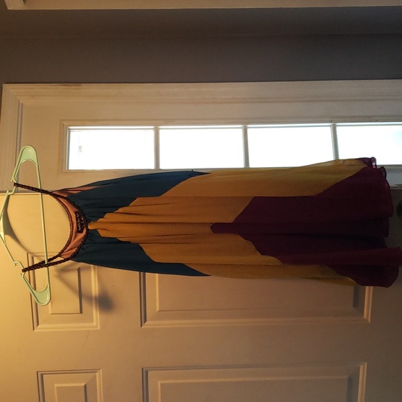 lined small mini dress - Picture 2 of 4